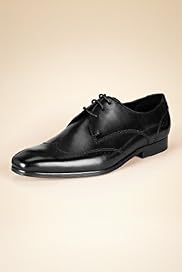 Autograph Leather Wide Fit Punch Wingtip Shoes
