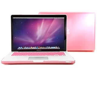 gmyle pink crystal hard shell case skin for macbook pro 13 inches 13 with pink protective keyboard cover