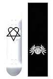 HEARTAGRAM Skateboard DECK WHIT 7.5 W/Bam ELEMENT GRIP