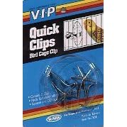 Vo-Toys Chrome Plated Quick Clips 2 pack for Bird Treats by Votoy