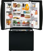 GE Profile : PFSF2MIYBB 22.2 cu.ft. Bottom Freezer Refrigerator - Black