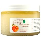 100% Pure Organic Nectarine Body Scrub 13 oz. - B0014AX6RY