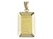  : 14KT FRAMED CREDIT SUISSE 24KT GOLD INGOT PENDANT