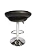 New Modern Adjustable Synthetic Leather Swivel Bar Stools Chairs Sets of 2