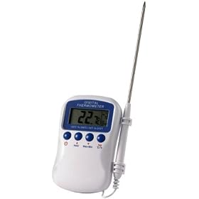 Multi-function digital catering thermometer with probe
