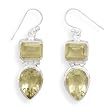 Lemon Quartz French Wire Earrings