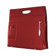 Mobile Edge Women's Red Full-Grain Leather Briefcase