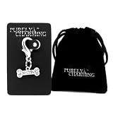 Purely Charming Handset Swarovski Crystal EZ Clip-on Charm / Pendant - Bone