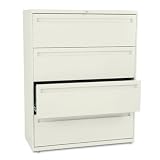 4 Drawer 42 Wide Lateral File Cabinet Putty