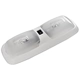 Progressive Dynamics PD782WSBCV Opal 12 Volt White Double Ceiling Light