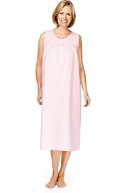 Scoop Neck Floral Embroidered Nightdress