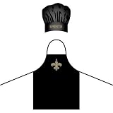 NFL New Orleans Saints Chef Hat and Apron Set