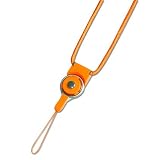 New Fashionable Universal Neck Strap Lanyard for Electronics Accessories CAMERA Cell Mobile Phone - Orange