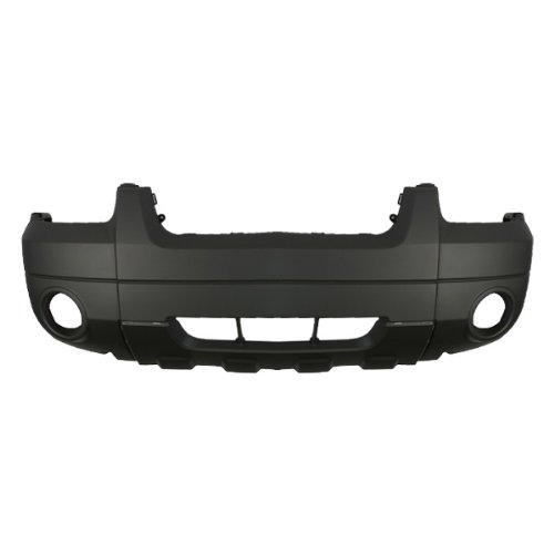 CarPartsDepot, Front Bumper Cover Assembly New Platinum w/Fog Lamp Holes, 352-18629-10 FO1000570 5L8Z17D957CAA
