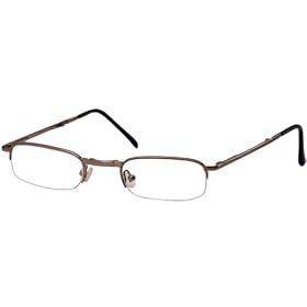 Sunoptic RF24A Gunmetal Folding Reading Glasses - Strength +3.00 Incl. Case