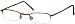 Sunoptic RF24A Gunmetal Folding Reading Glasses - Strength +2.00 Including Case