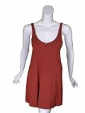 LAUREN CONRAD Rust Whitney Scoop Neck Dress