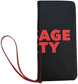 Seallm Women's Custom Sausage Party Movie Red Wallet Long Clutch Purse