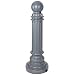 Eagle 1213GRAY SafeSmoker Decorative Cigarette Receptacle with Rubber Bottom, Classic, 12-1/2" Diameter x 37" Height, Gray