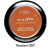 Loreal Hip High Intensity Pigments Vibrant Shimmer Bronzing Powder, Radiant 897 - 2 Each