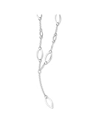 Sterling Silver 16in Fancy Link Chain Necklace. Metal Wt- 7.36g