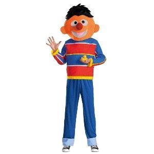 Sesame Street Retro Ernie Child Costume Size 14-16 Tween
