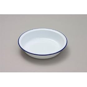 Falcon enamel ware- set of 3 pie dishes- round
