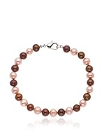 Lola Vanderkeen Pulsera Deep Chocolate Marrón / Rosa