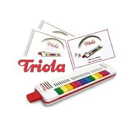 Komplettes TRIOLA Geschenk-Paket: Triola 12 - die beliebte Blasharmonika f�r Kinder mit 12 T�nen -- im Set mit Liederbuch Band 1 + 3 (deutsche Kinderlieder), Band 2 (deutsche Weihnachtslieder) und dem brandneuen Triola-Liederbuch 4