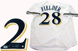 Prince Pielder Autographed / Signed Milwaukee Brewers Jersey