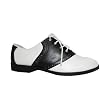SADDLE-50 Cute Saddle Shoe Womens Flat Shoes Sexy Flats Black White