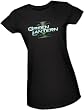 Movie Logo -- Green Lantern Movie Crop Sleeve Fitted Juniors T-Shirt