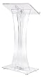 Oklahoma Sound 471 Clear Acrylic Lectern Curved Style Oklahoma Sound 471 Clear Acrylic Lectern Curved Style