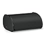 Polder 210201-95 Deluxe Steel Bread Box, Black