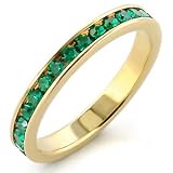 Jewelry - Emerald Swarovski Ring SZ 6