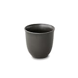 Serenity Japanese Teacup 7 Oz. 4/ Set - CHARCOAL