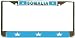 Somalia Somalian Flag Chrome Metal License Plate Frame Holder