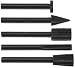 NEW YEARS SALE - 5pc HSS Steel Burr Set, Straight Edge, 1/8 inch Shank, SECONDS