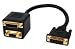 DVI - I to DVI - I and VGA Splitter Cable