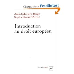 Introduction au droit europ�en