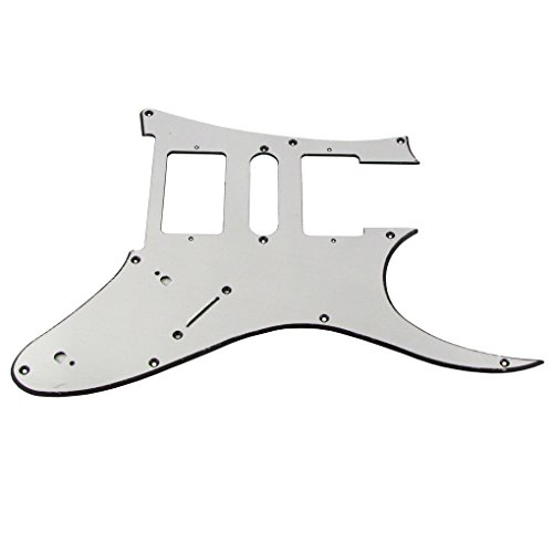 IKN 3Ply HSH 9 Holes Pickguard for Ibanez RG 7V Style Electric Guitar Parts,Aluminum Plate