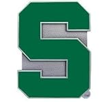 Michigan State Spartans Logo Trailer Hitch Cover Plug