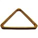 Deluxe Wood Pool Ball Triangle, Oak