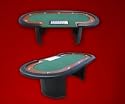 Gro&szlig;er Pokertisch "Vegas Deluxe" Poker Tisch f&uuml;r 9 Spieler + 1 Dealer