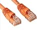 7 FT CAT5e 350MHZ UTP Patch Cord, RJ45Cable Orange Color