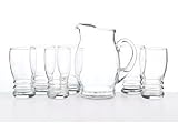 Libbey Glass Inc. 80767 Bangles Beverage Set 7-pc.