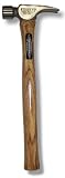 Stiletto TI14MS 14oz Titanium, Milled Face, 18 Straight Hickory Handle Framing Hammer