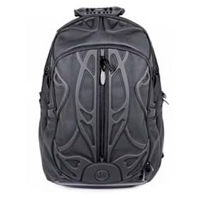 Slappa SL-LP-19B Velocity SPYDER Backpack Laptop Bag (Black Black) by