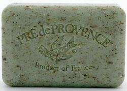 Pre de Provence Sage Soap, 250g wrapped bar. Imported from France. With shea butter and natural herbs and scents.