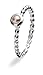 SPINNING Jewelry Damenring 925 Sterling Silber *ROMANTIC* Pink Pearl